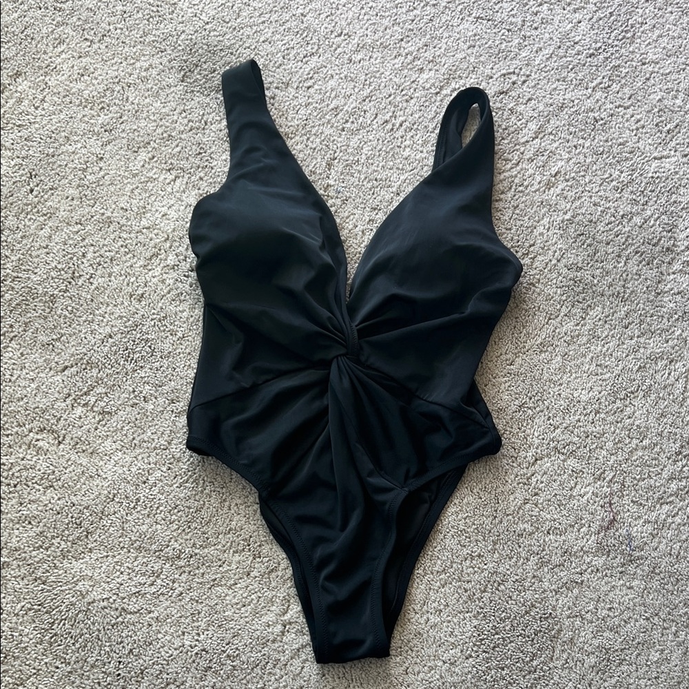 Victoria's Secret Black Swimsuit with Twist Detail